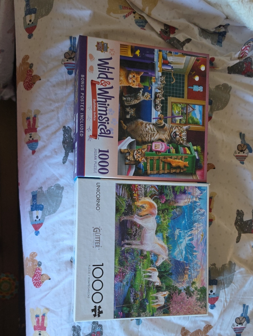 2 Puzzle Playful Bundle.1000 Pc Each